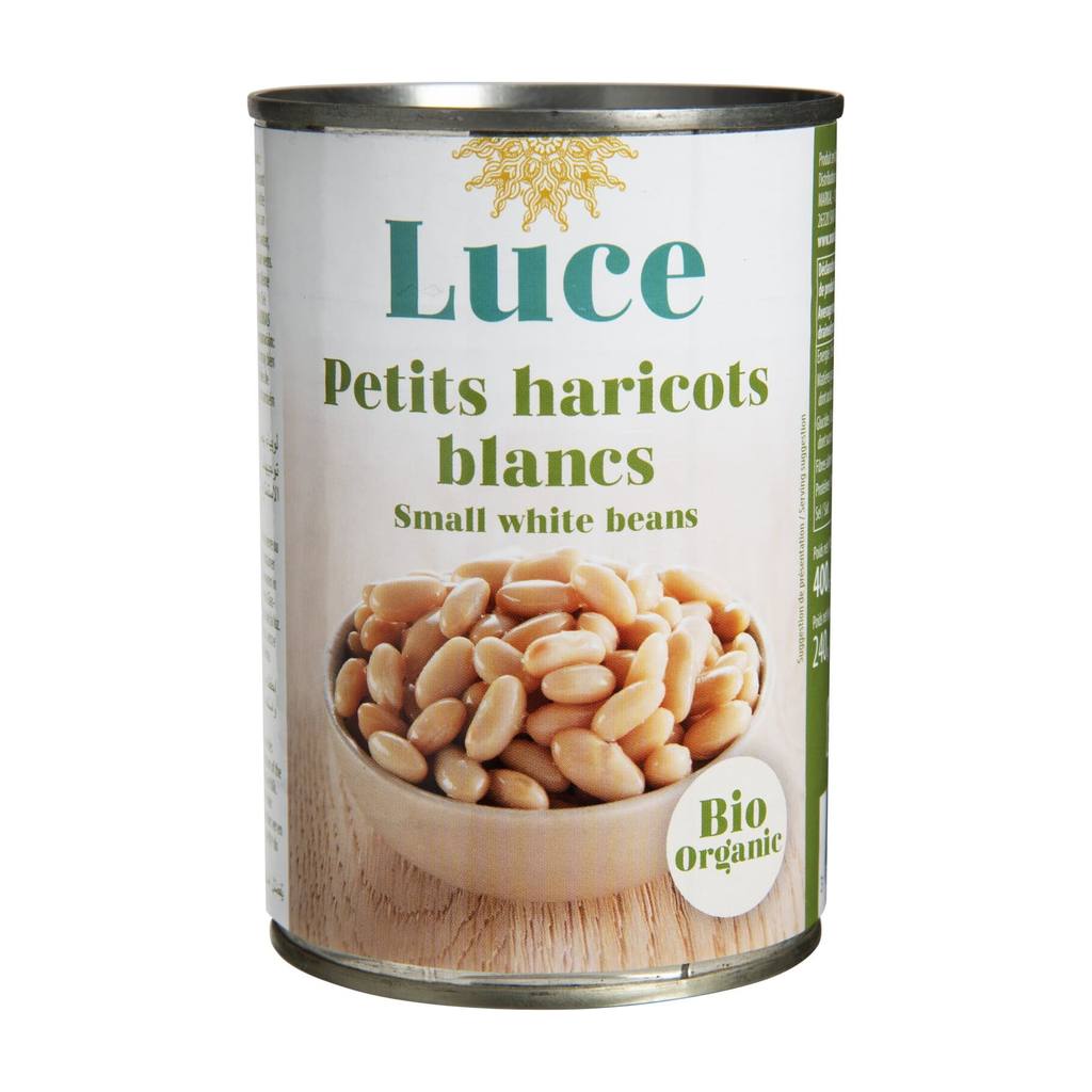 [MK-LUHARBPC400] 400g - Petits haricots blancs bio - Luce