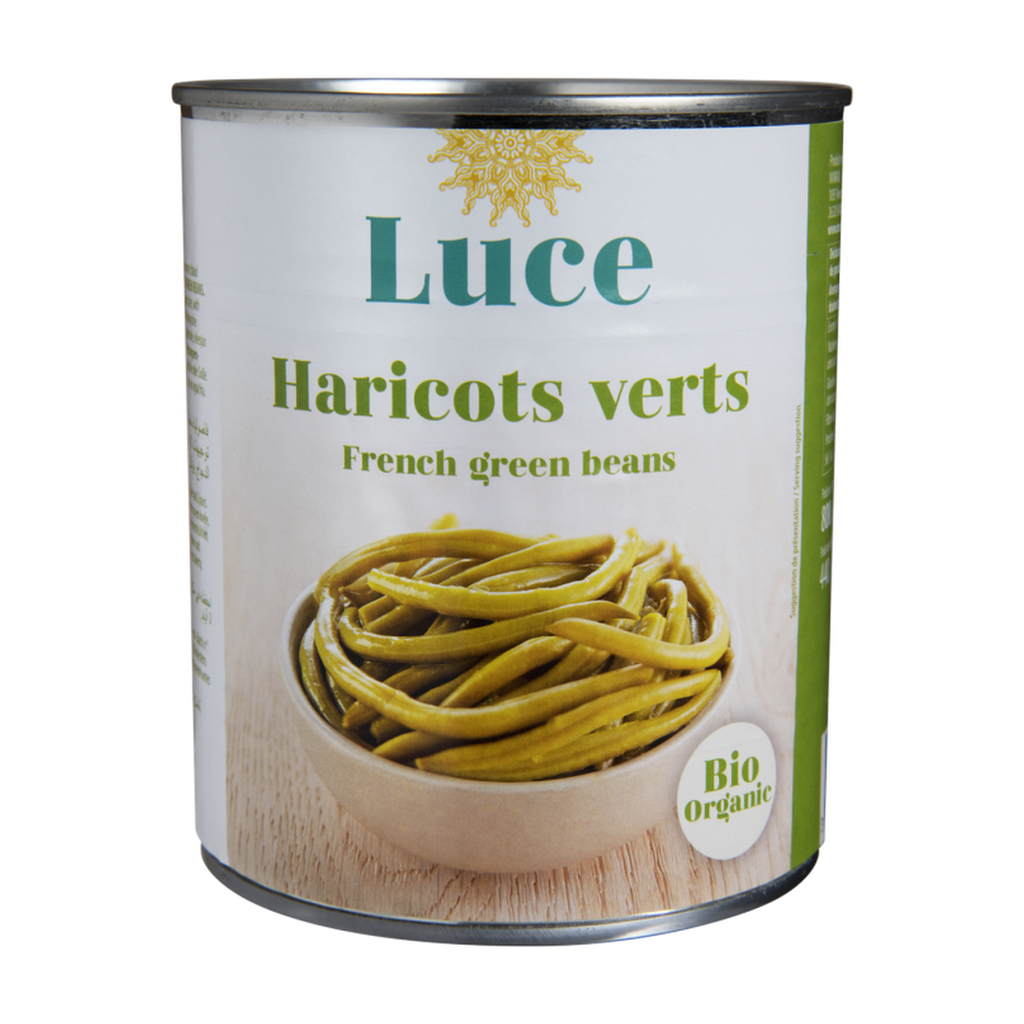 400g (220g net égoutté) - Haricots verts extra-fins bio - Luce