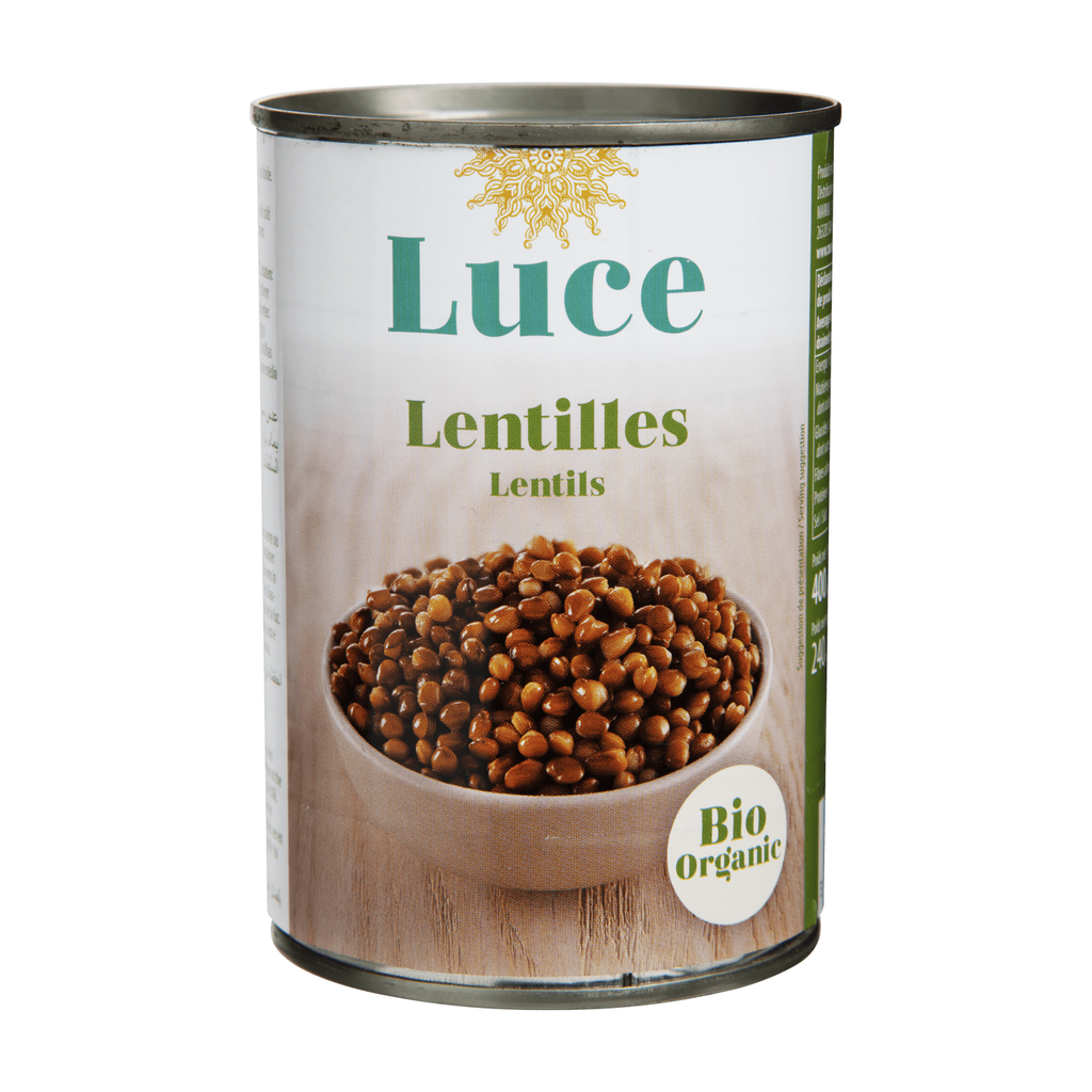 400g - Lentilles en conserve bio - Luce