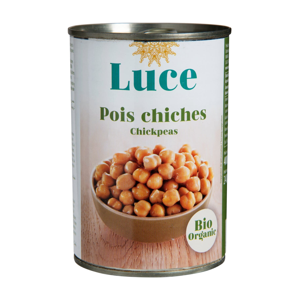 400g - Pois chiches en conserve bio - Luce