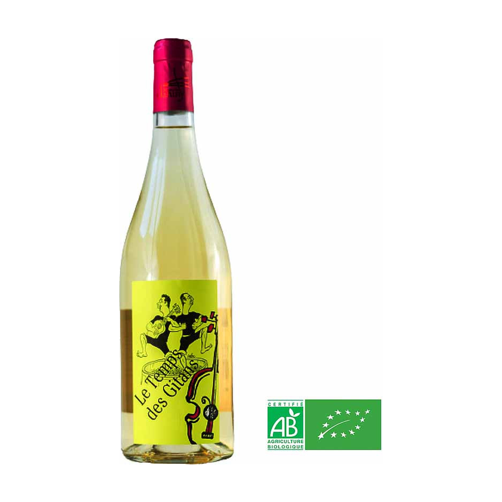 75cl - IGP d'Oc blanc Le Temps des Gitans bio - Mas de Janiny