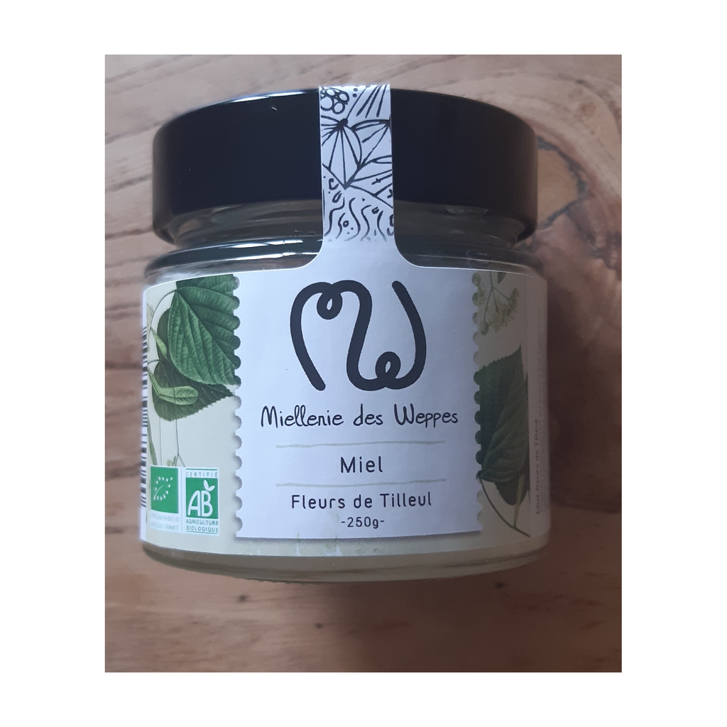 [WE-250MFT] 250g - Miel Fleurs de Tilleul bio - La Miellerie des Weppes