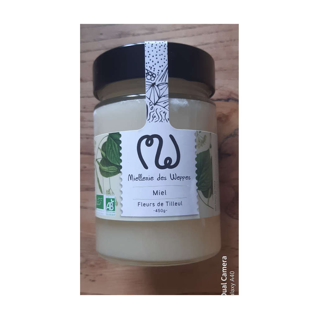 [WE-450MFT] 450g - Miel Fleurs de Tilleul bio - La Miellerie des Weppes