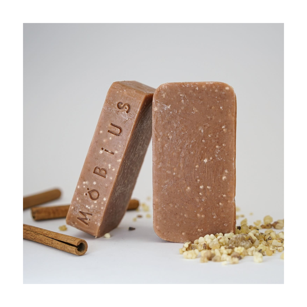 [MB-ENCAR100] 100g - Savon Encens et Argile Rose - Mobius