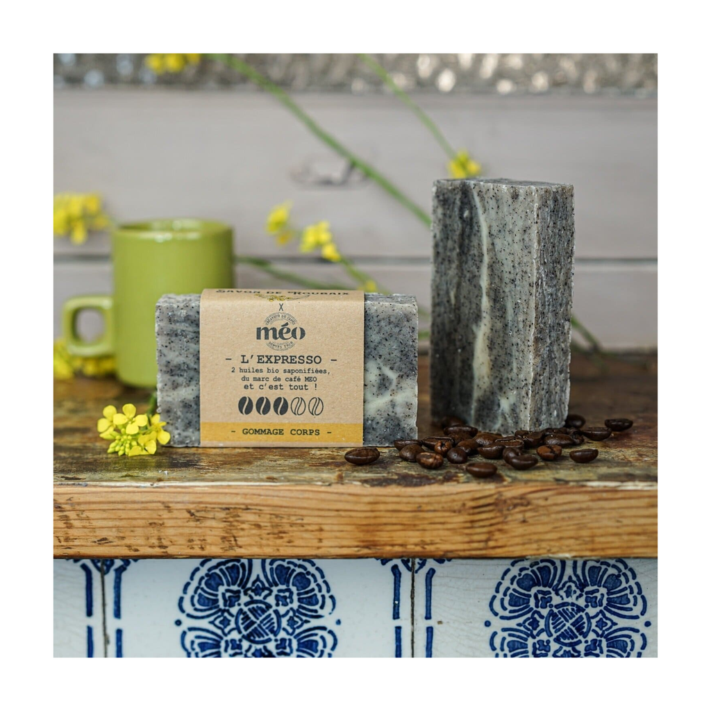 [MB-MEOEX115] 115g - Savon de Roubaix Méo intensité 3/5 - L'Expresso - Mobius