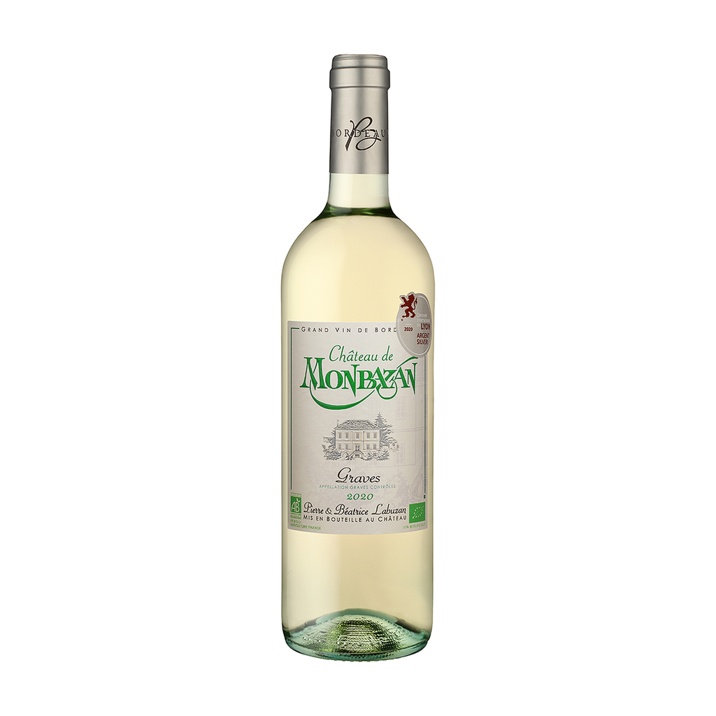 75cl - AOC Bordeaux Graves blanc sec bio - Château de Monbazan