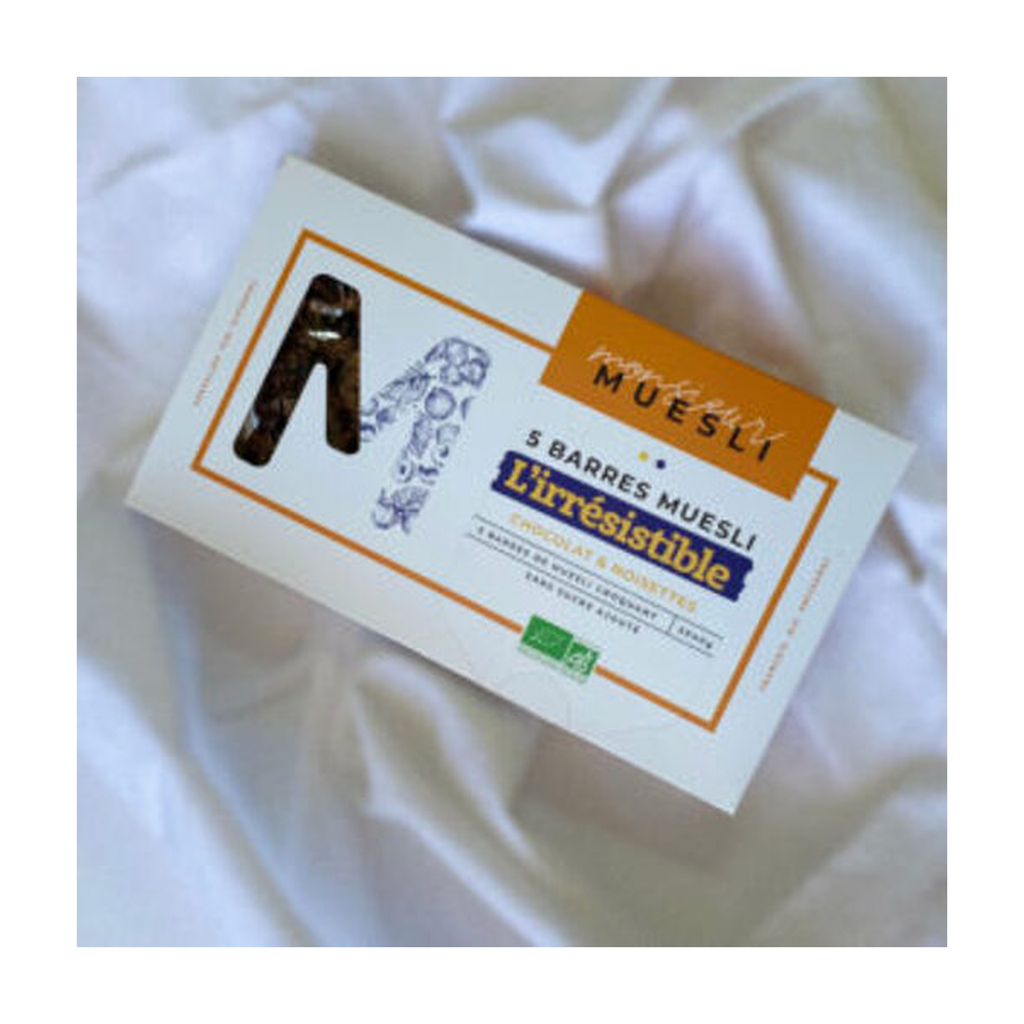 [MR-BARIRR40] 40g - Barre muesli Irrésistible bio - Monsieur Muesli