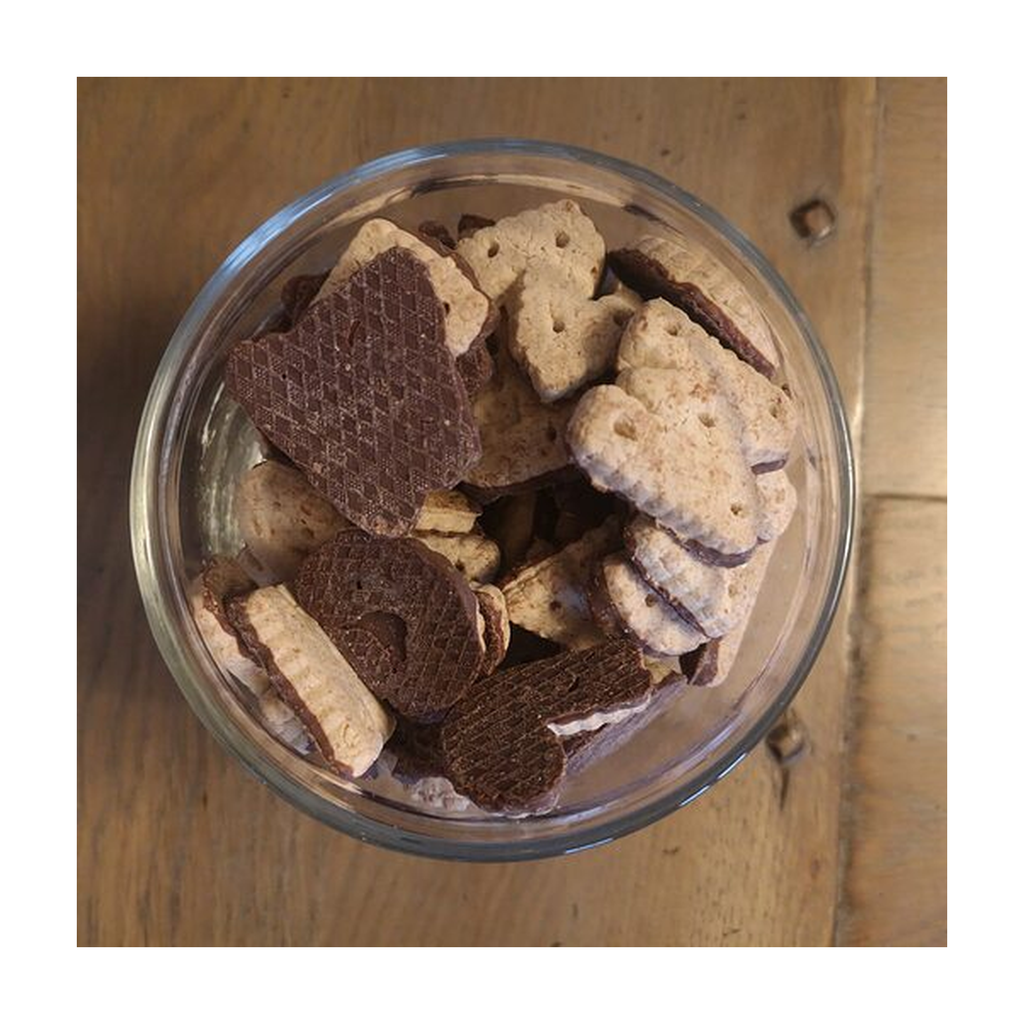 [MM-LETMOUVRAC5KG] 5kg - Les lettres du moulin 100% épeautre nappé de chocolat bio - Moulin des Moines