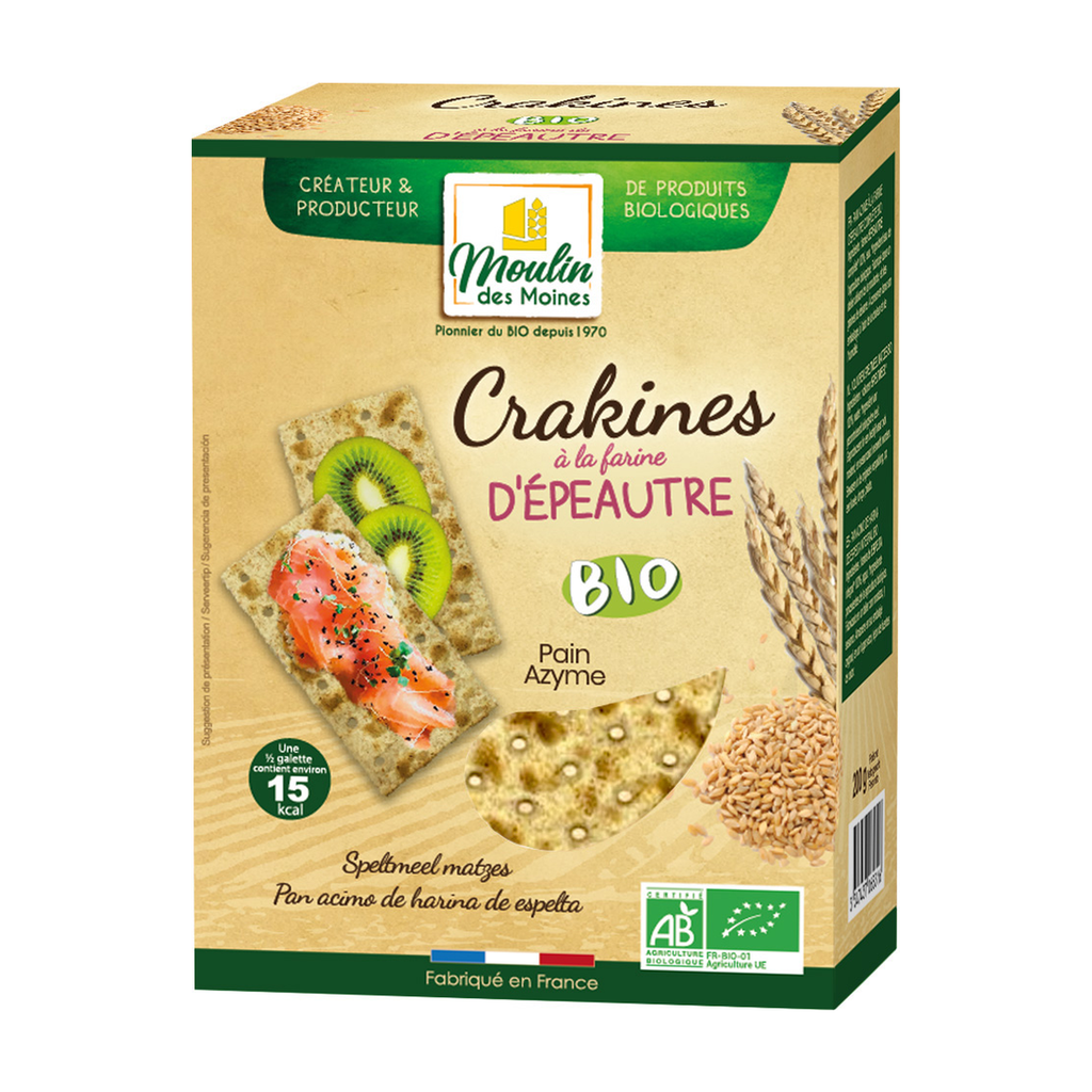 [MM-CRAKINE] 200g - Crakines d’épeautre bio - Moulin des Moines