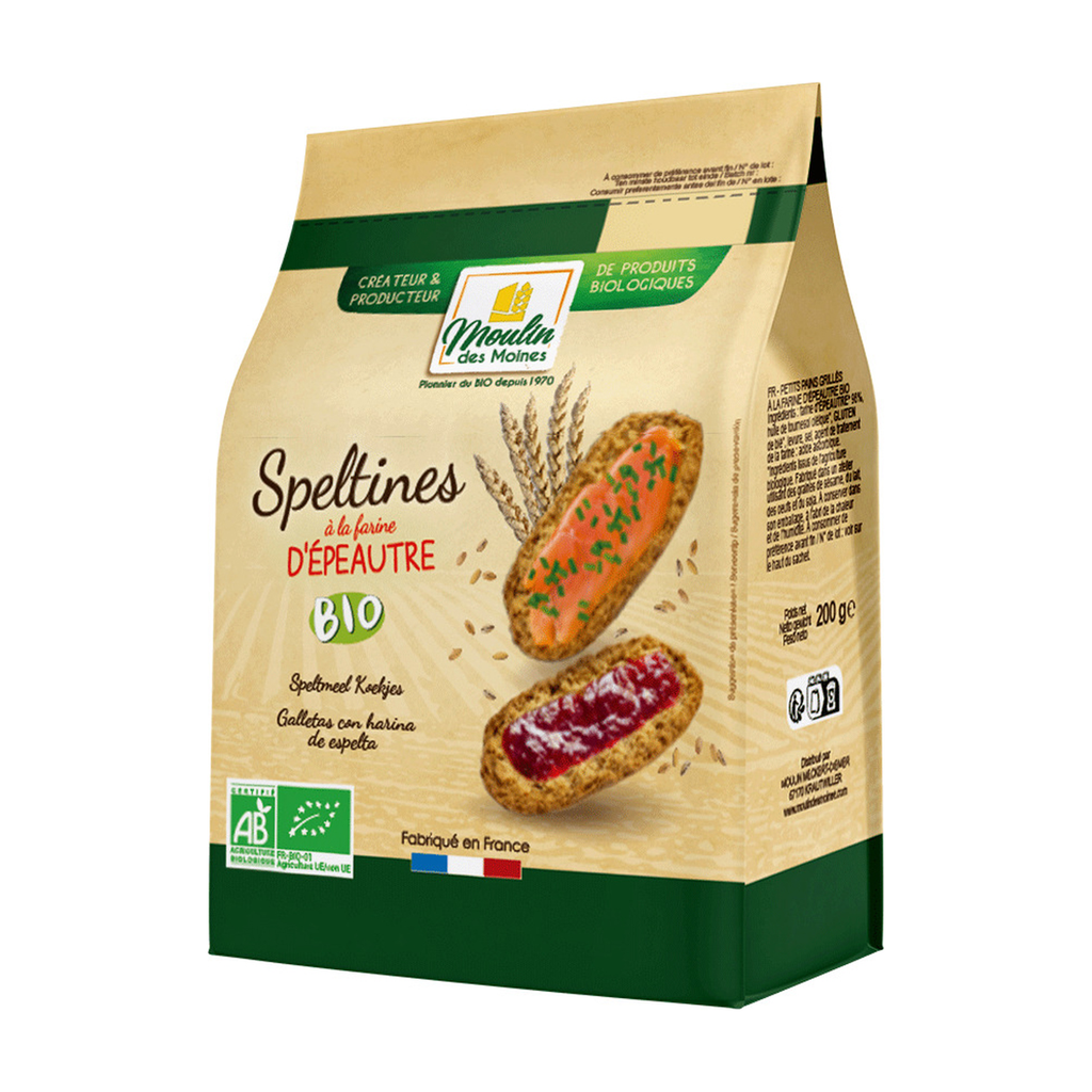 [MM-SPELTINE] 200g - Speltines d'épeautre bio - Moulin des Moines