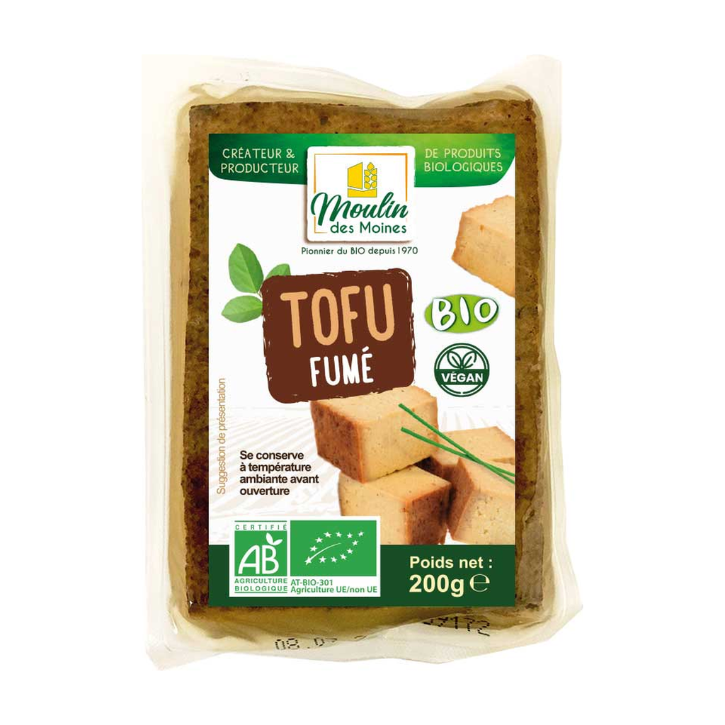 [MM-TOFFUM200] 200g - Tofu fumé vegan bio - Moulin des Moines