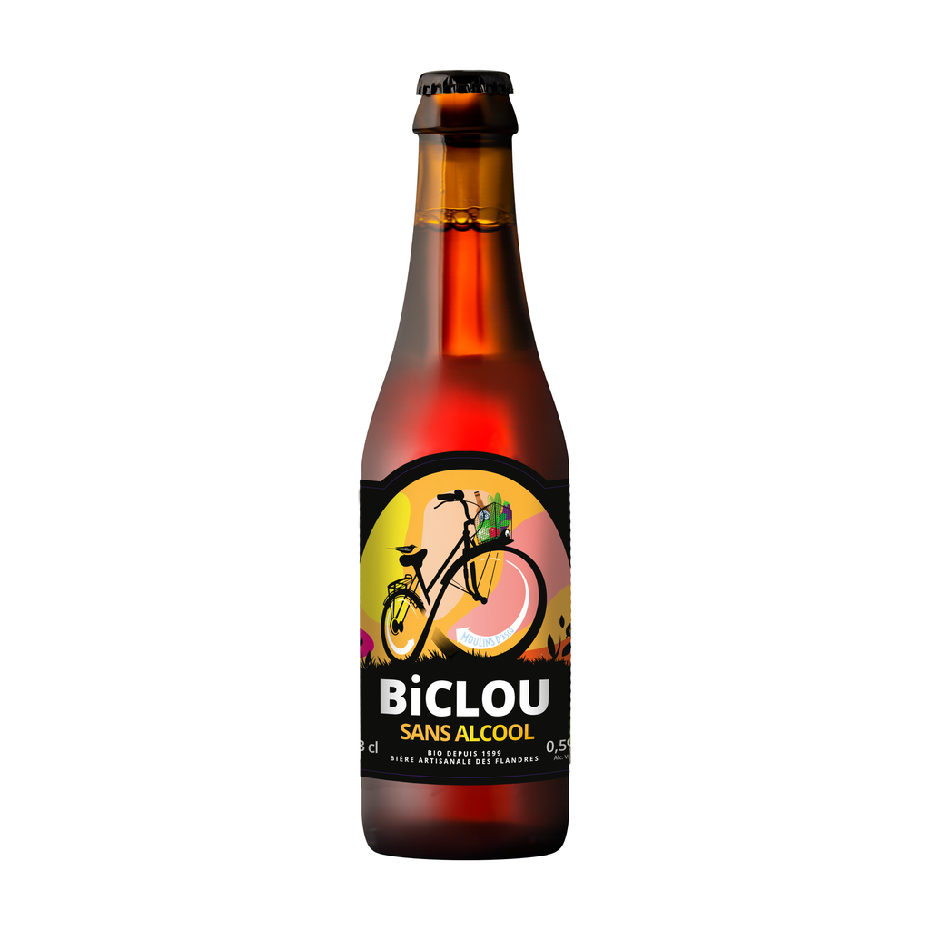 33cl - Biclou Sans alcool Sour IPA - <0,5° bio (réemploi) - Brasserie Moulins d'Ascq