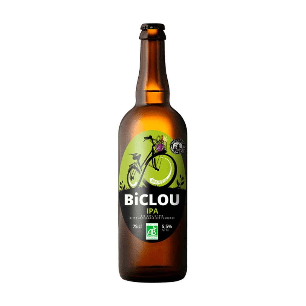 [MA-BIIPA75] 75cl - Biclou IPA - 5,5° bio (réemploi) - Brasserie Moulins d'Ascq