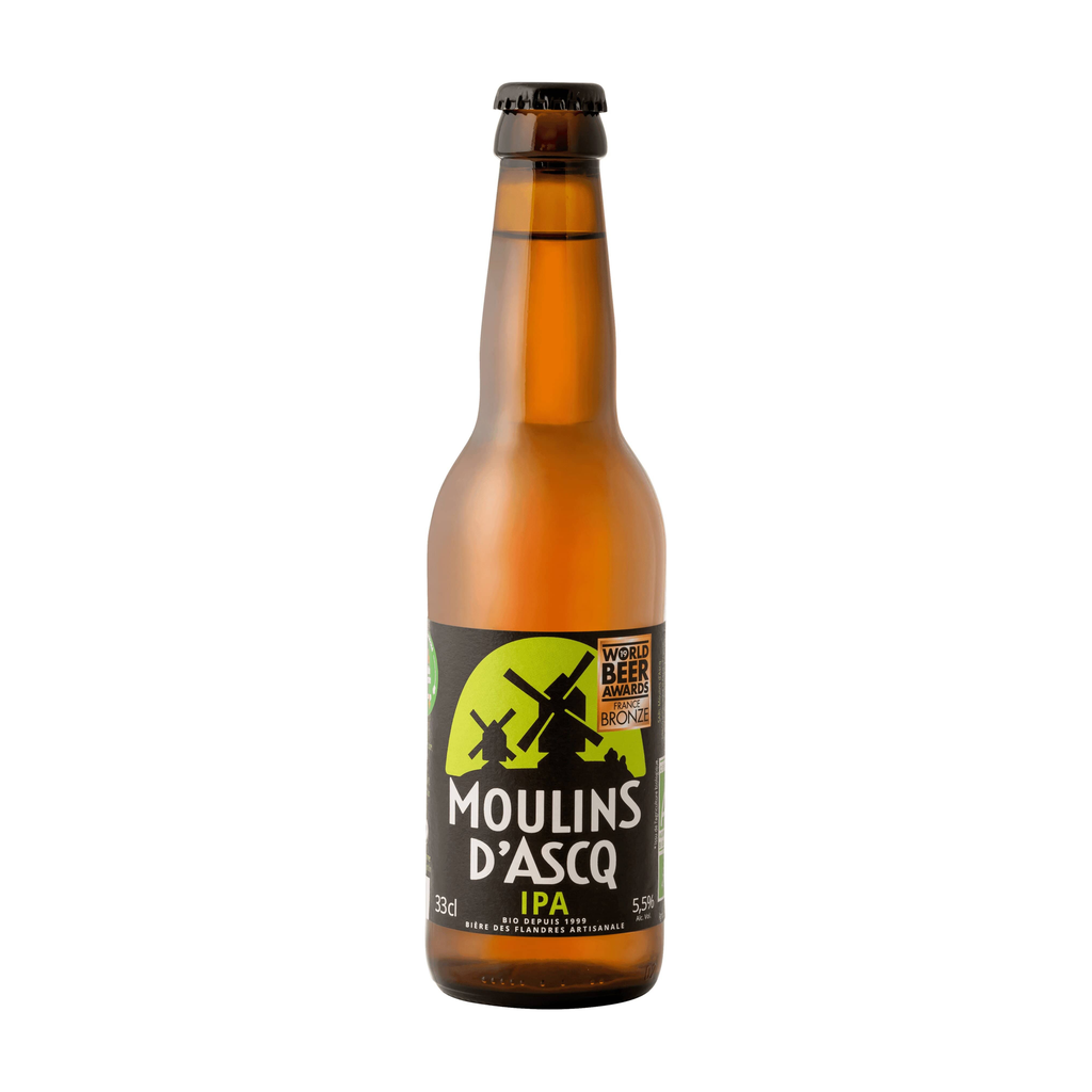 [MA-MOUASCIPA33] 33cl - Moulins d'Ascq IPA - 5,5° bio (réemploi) - Brasserie Moulins d'Ascq