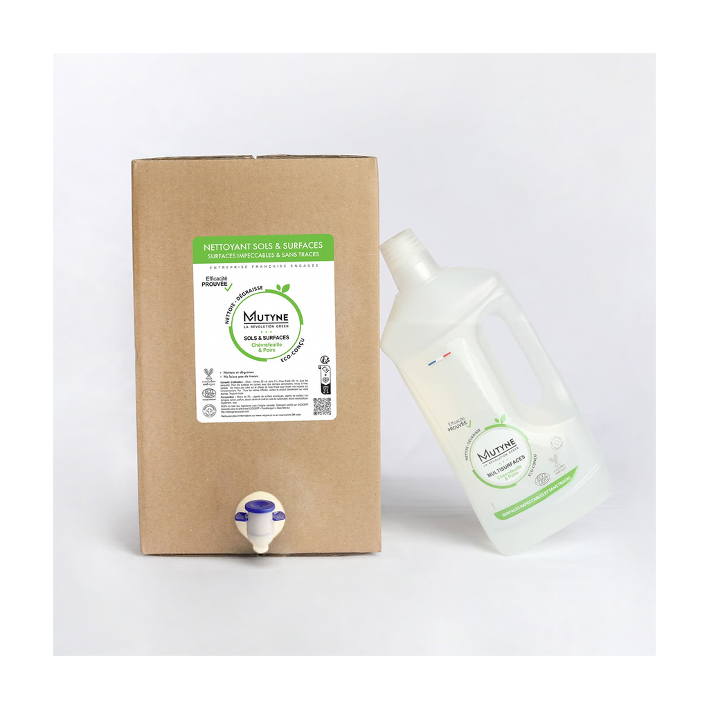 [MUT-APV02] 10l - Nettoyant Multisurfaces Poire & Chévrefeuille - Mutyne