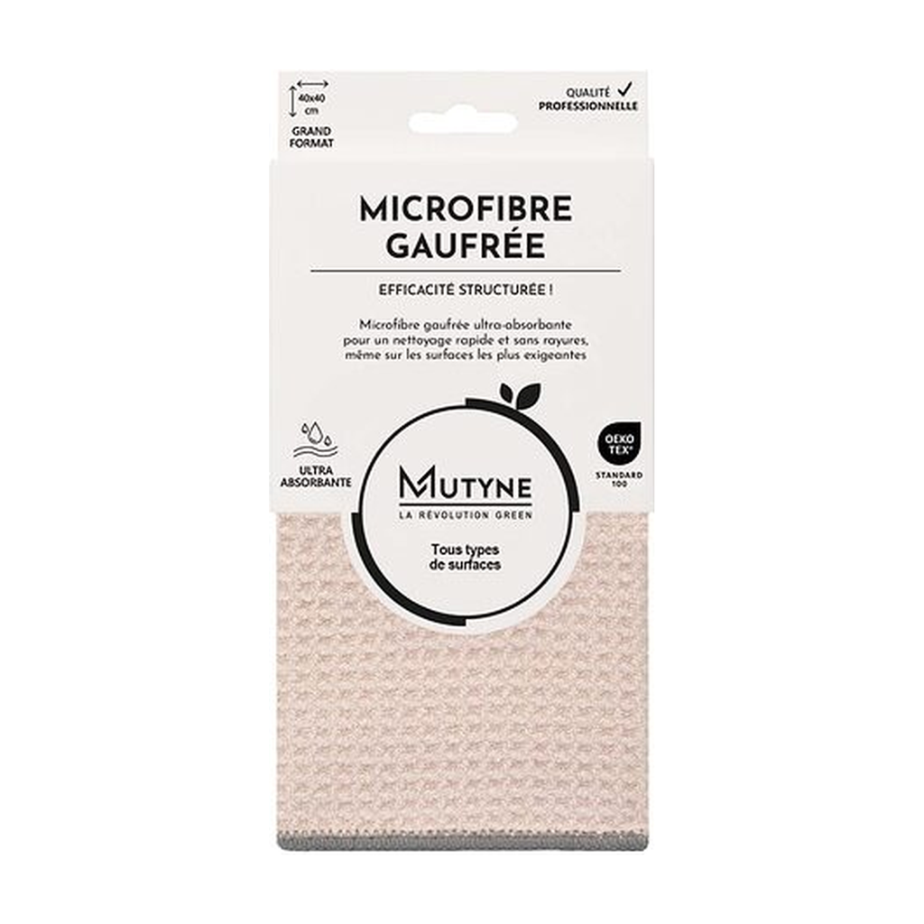 Lavette Microfibre Gaufrée - Mutyne