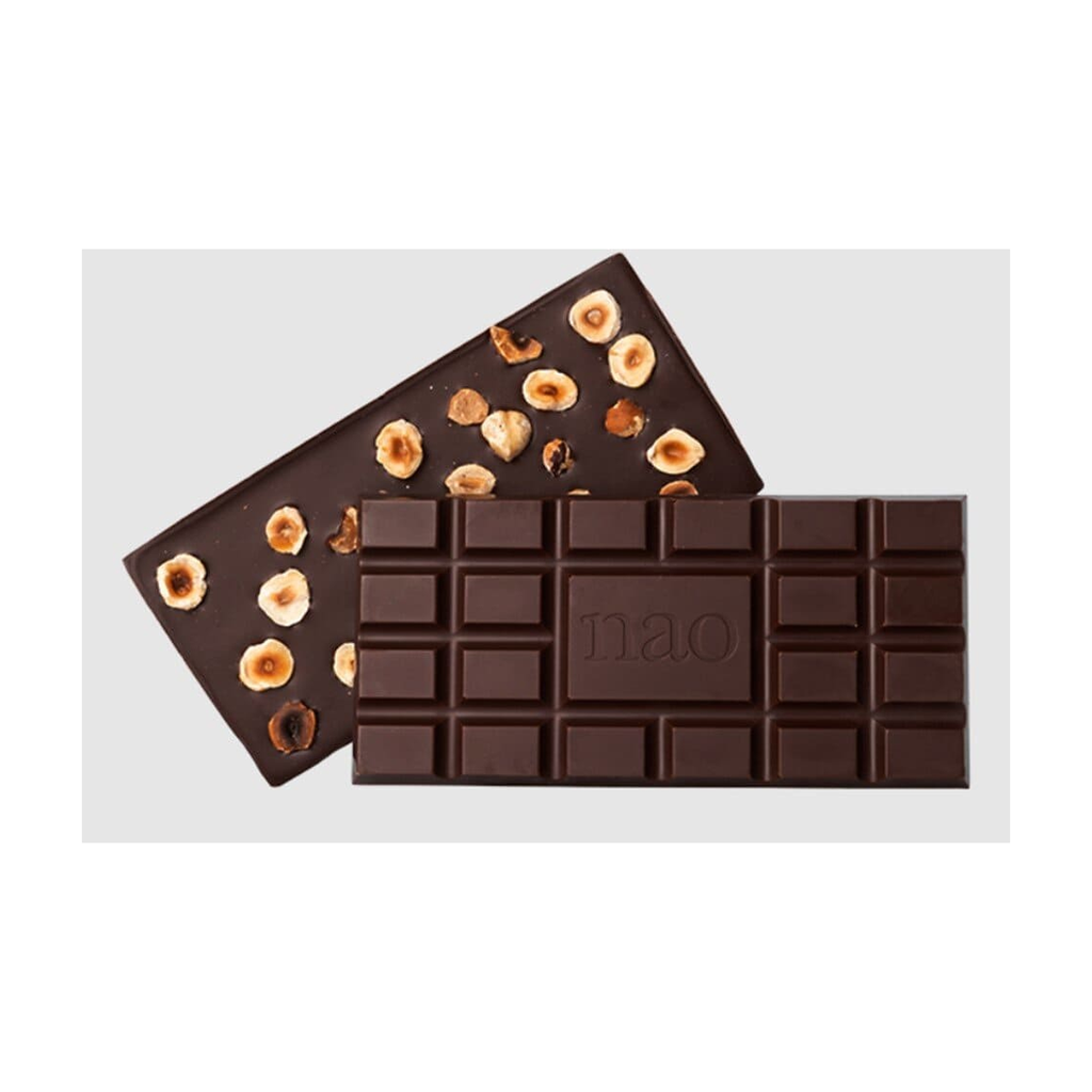 80g - Chocolat Noir-Noisettes (Sao Tome) bio - Nao