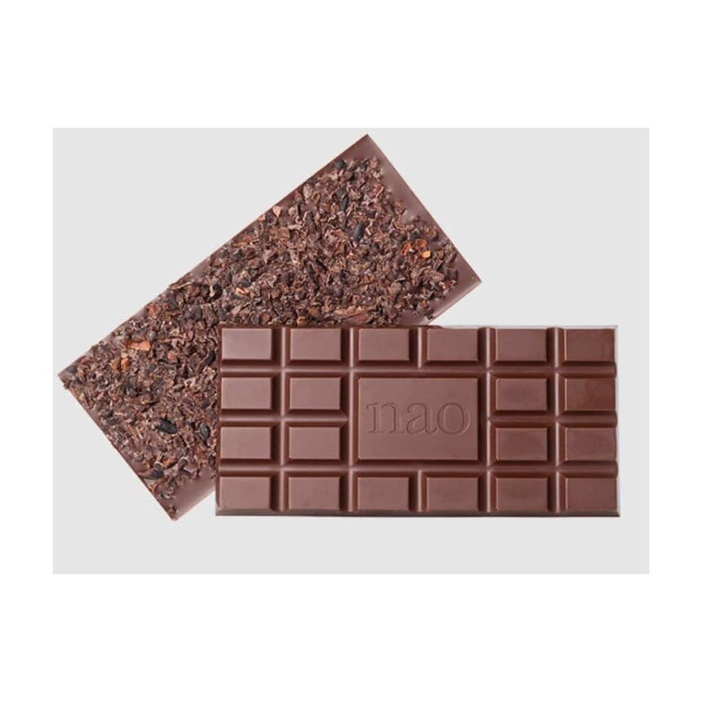 [NAO-LAITECL] 80g - Chocolat au Lait-Eclats de cacao (Sao Tome) bio - Nao