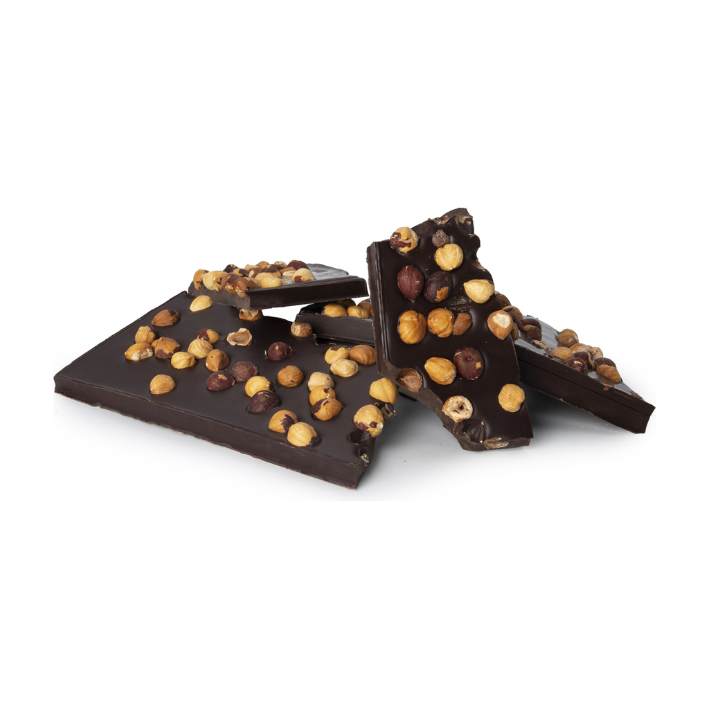 900g x5 - Chocolat Noir-Noisettes 72% plaque bio - Nao