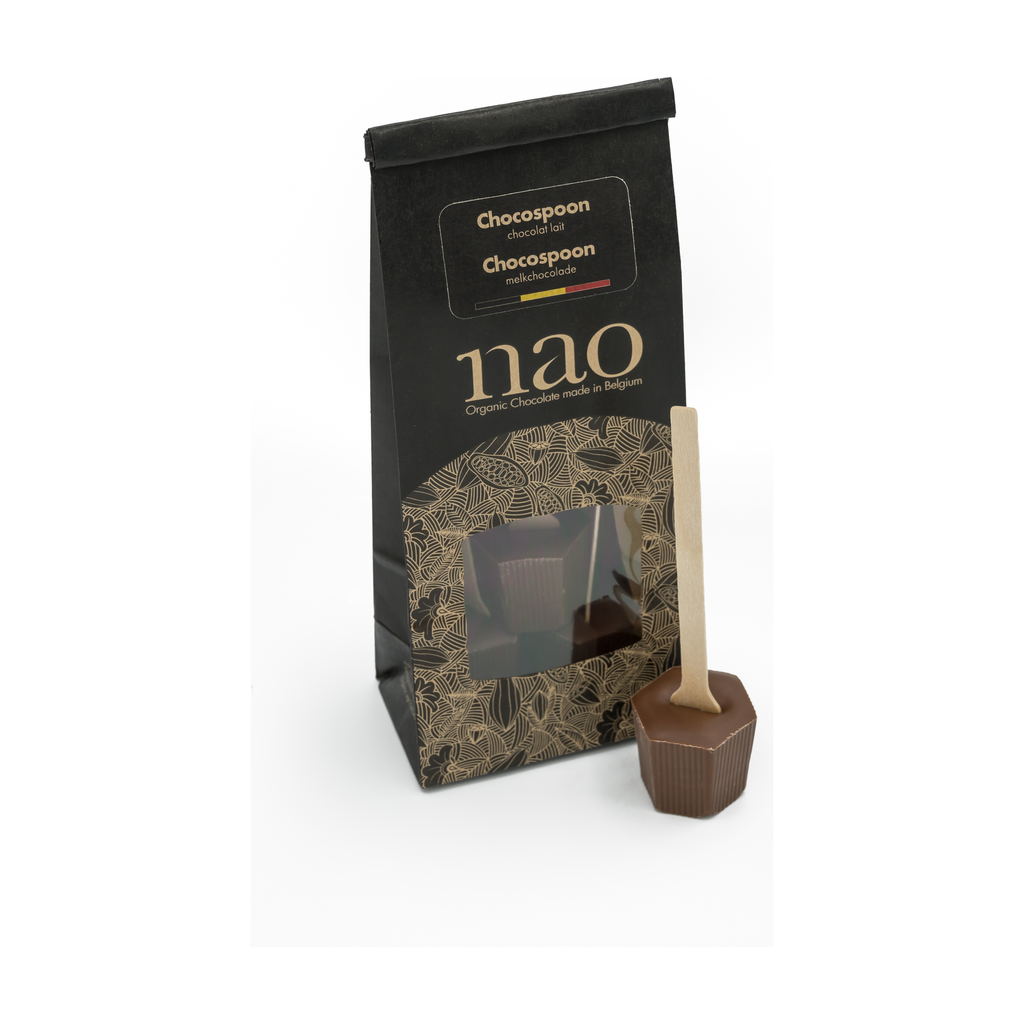 [NAO-N132] 3x24g - Chocospoon Chocolat au Lait 35% (sachet) bio - Nao