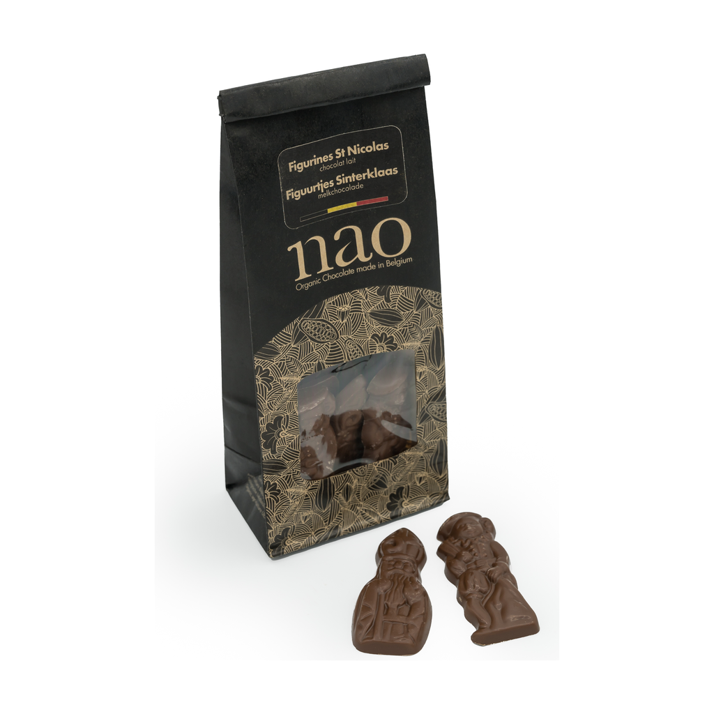 [NAO-N170] 100g - Caraques St Nicolas chocolat au lait (sachet) bio - Nao