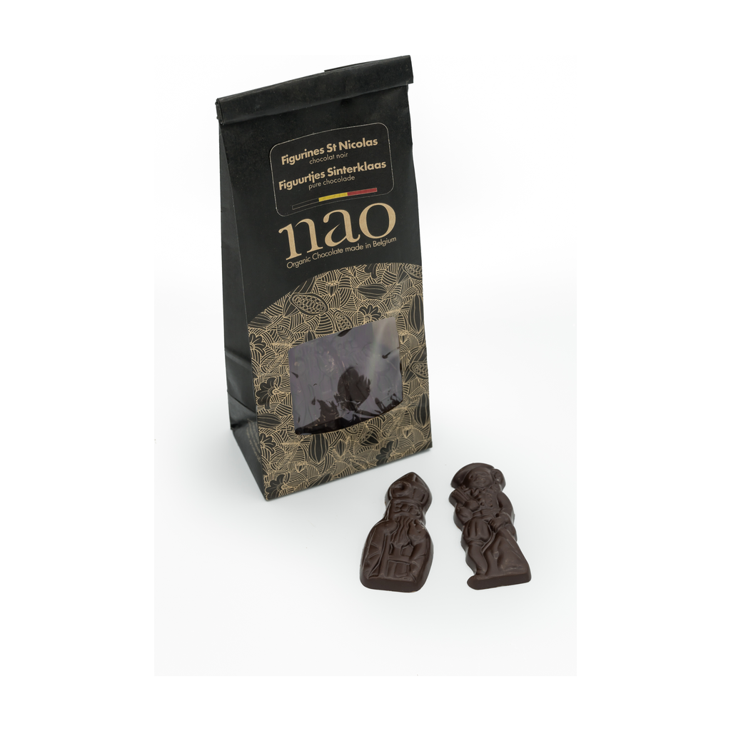 [NAO-N163] 100g - Caraques St Nicolas chocolat Noir (sachet) bio - Nao
