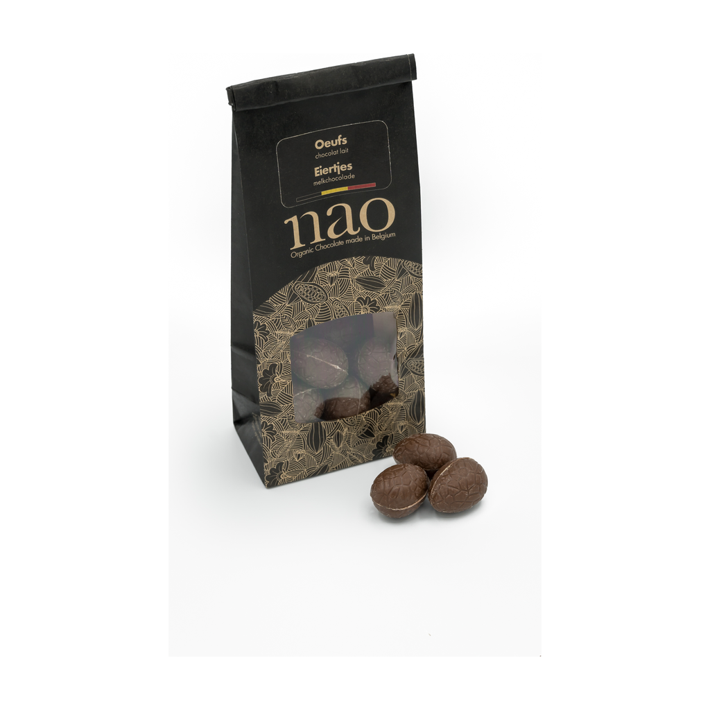 100g - Oeufs chocolat au lait (sachet) bio - Nao