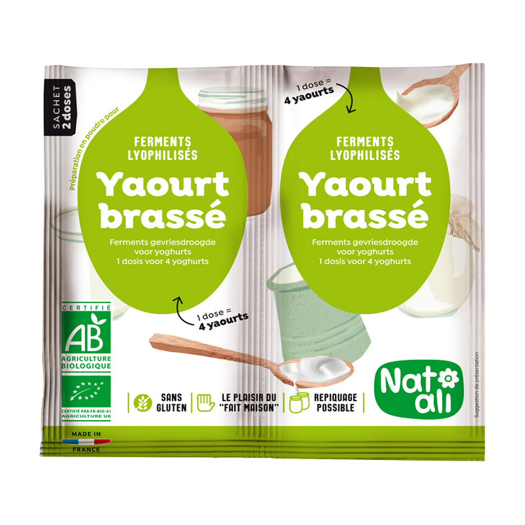 [NA-530010] 2x6g - Ferment pour yaourt brassé bio - Nat Ali