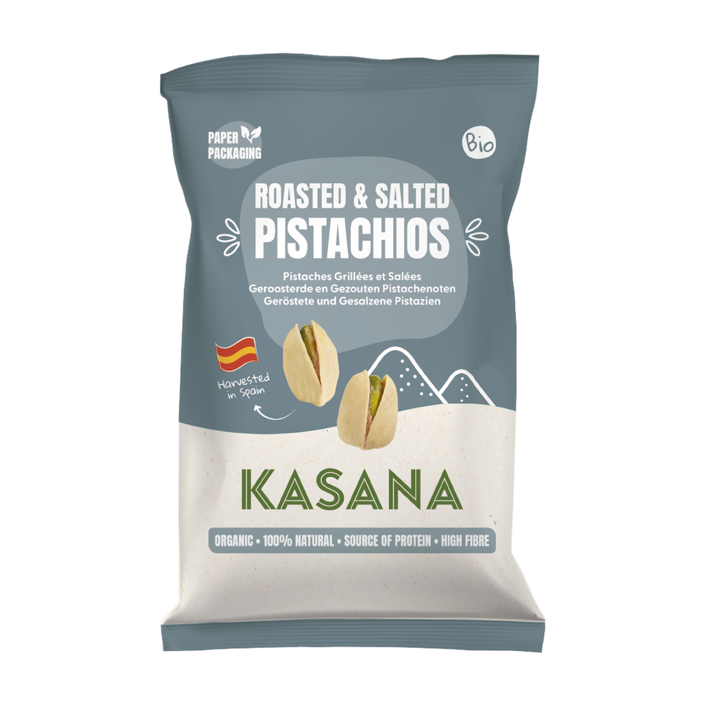 [NS-PISTSAL125] 125g - Pistaches grillées salées bio - Kasana