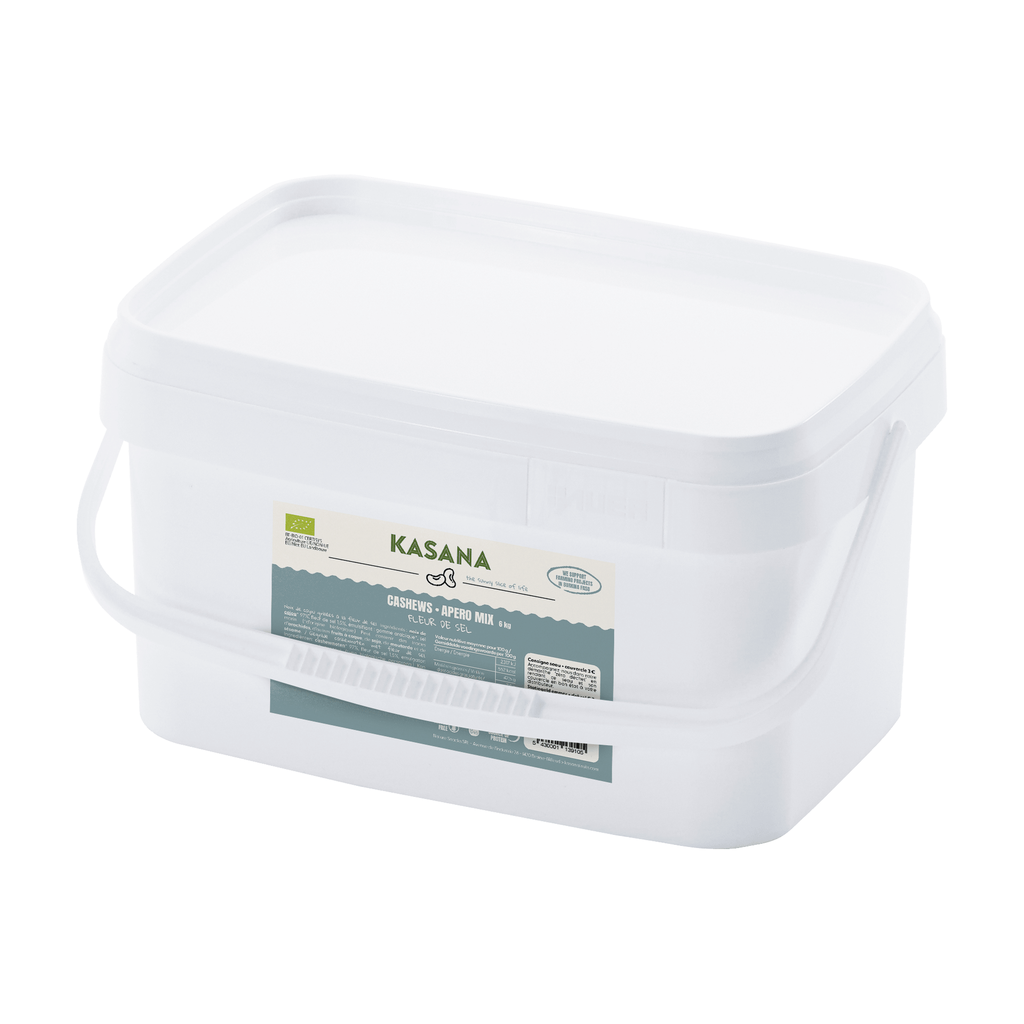 [NS-CAJSEL6KG] 6kg - Noix de cajou Fleur de sel bio (consigné) - Kasana