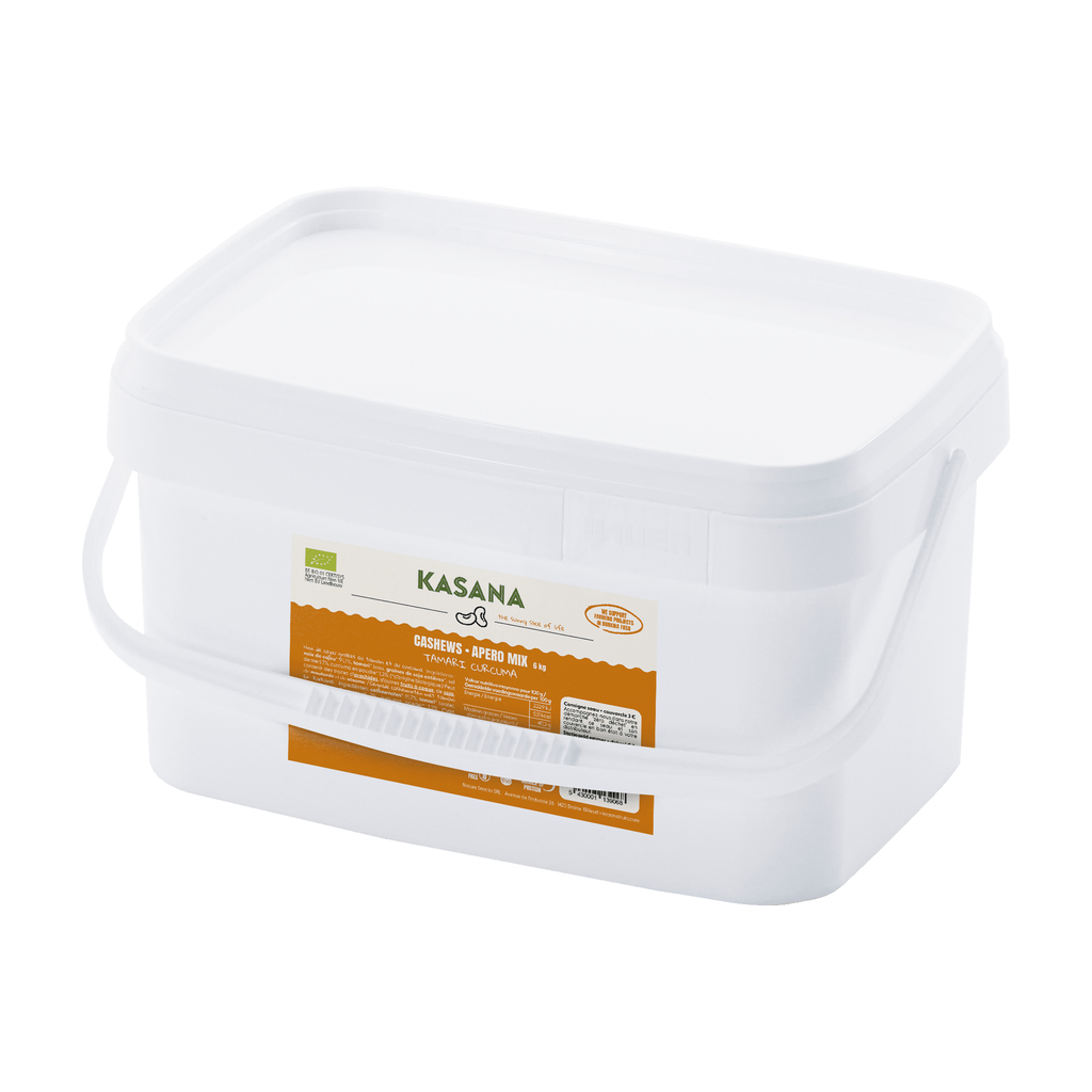 [NS-CAJTAMCUR6KG] 6kg - Noix de cajou Tamari-Curcuma bio (consigné) - Kasana