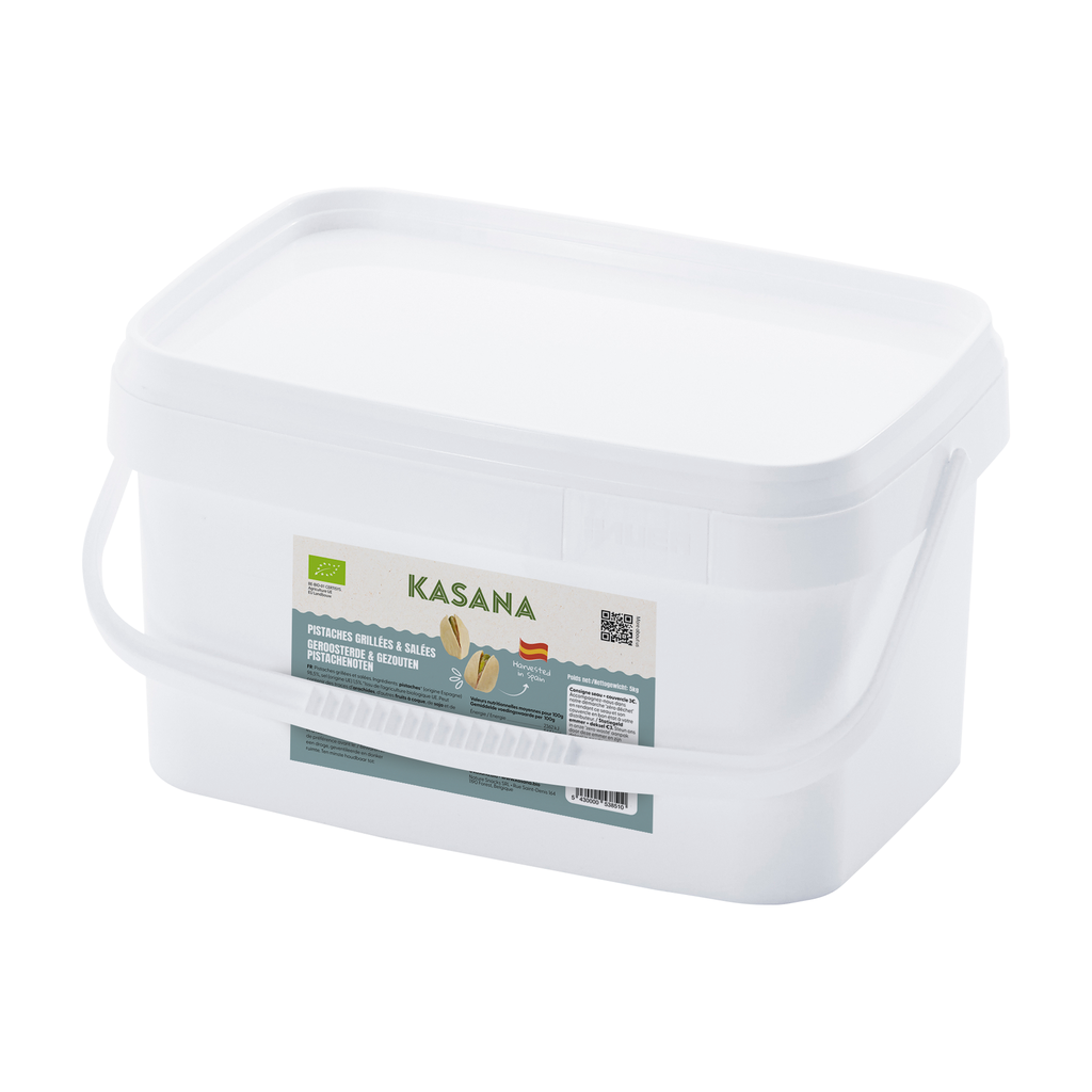 [NS-PISTSAL5KG] 5kg - Pistaches en coque grillées salées bio (consigné) - Kasana