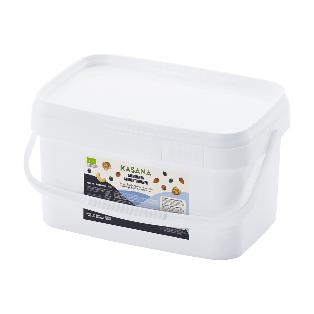 [NS-MELCN5KG] 5kg - Mélange Mendiant (avec cerneaux de noix) bio (consigné) - Kasana