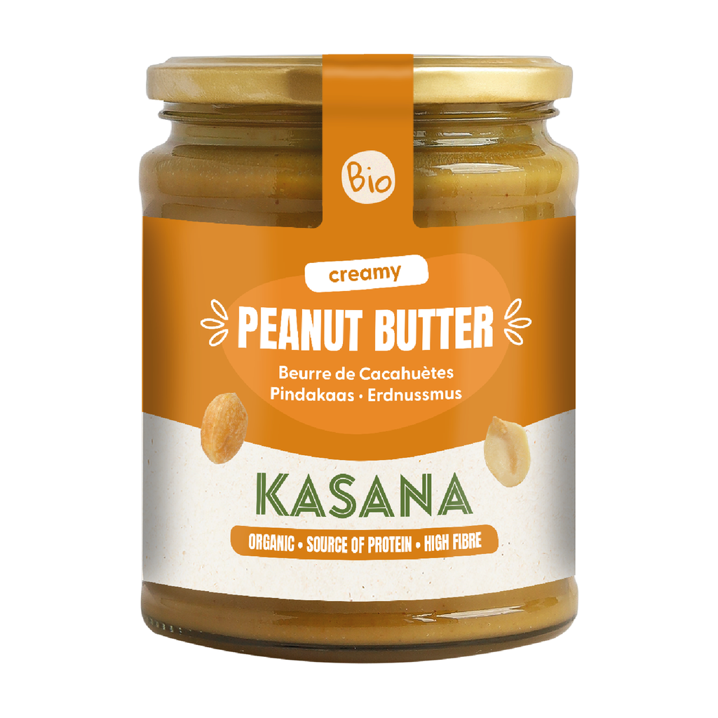 [NS-PURCACREAM500] 500g - Purée de cacahuètes Creamy (origine Burkina filière durable) bio - Kasana
