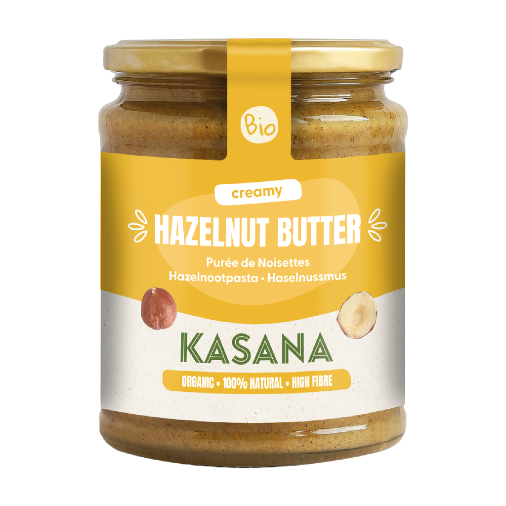 [NS-PURNOIS500] 500g - Purée de noisettes bio - Kasana