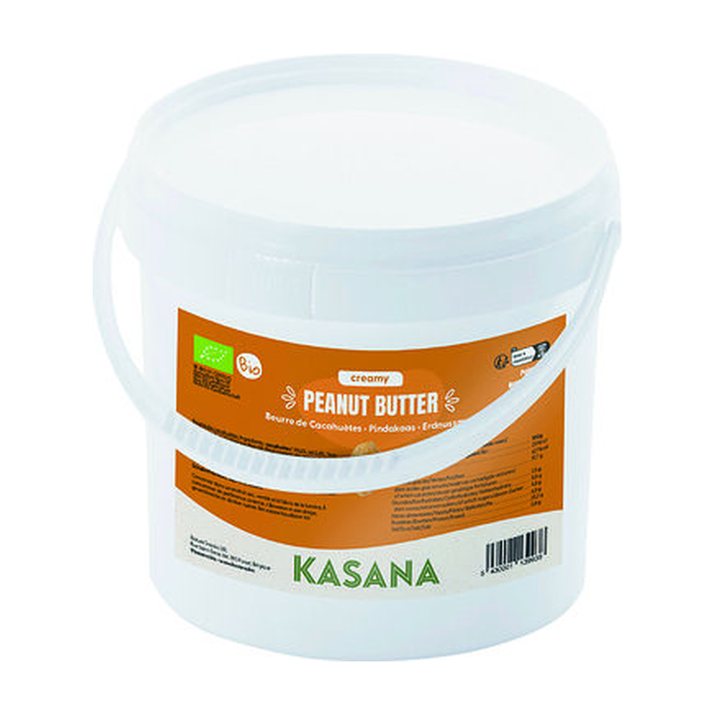 [NS-PURCACREAM3KG] 3kg - Purée de cacahuètes Creamy (origine Burkina filière durable) bio - Kasana