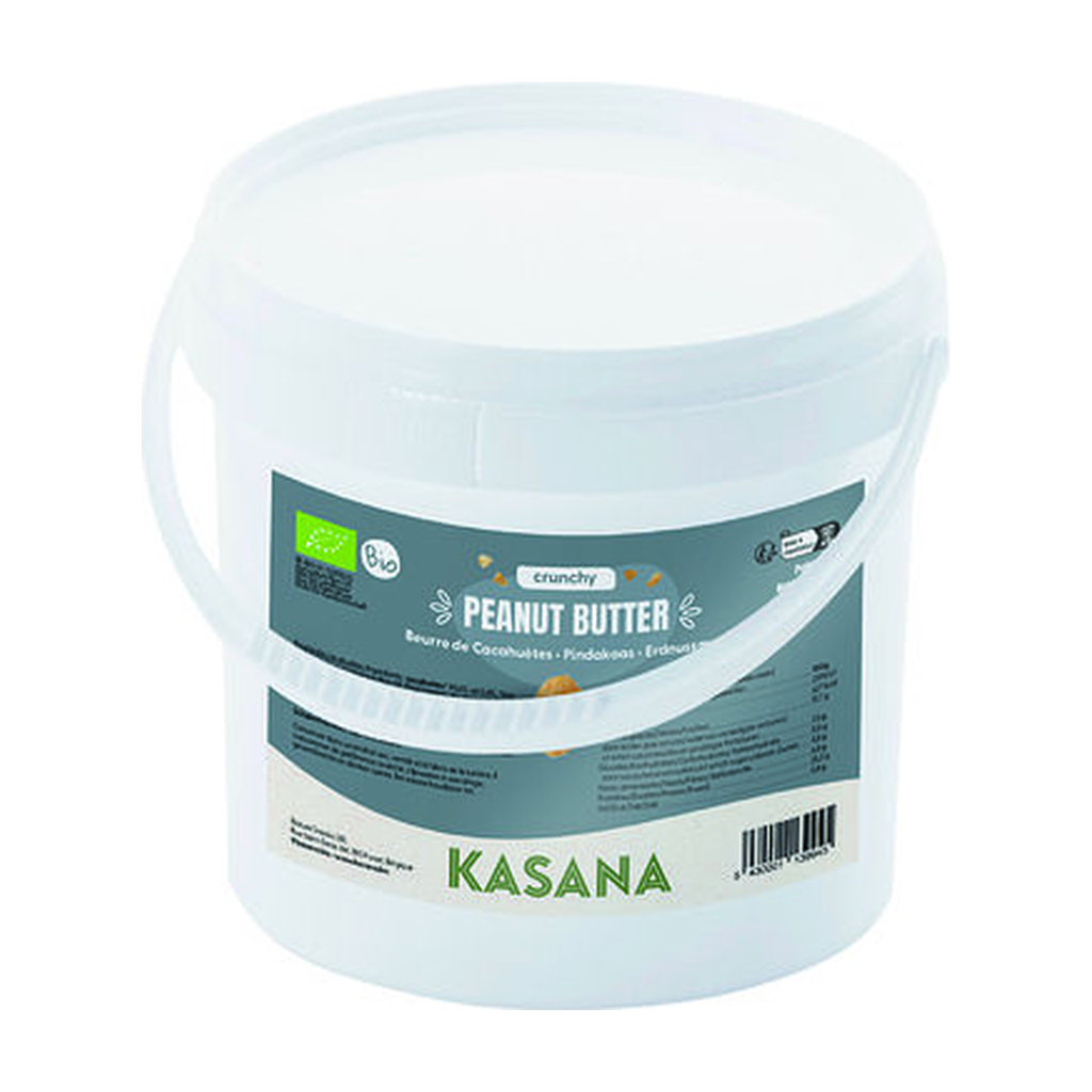 [NS-PURCACRUNC3KG] 3kg - Purée de cacahuètes Crunchy (origine Burkina filière durable) bio - Kasana