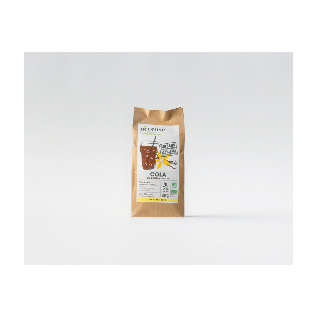 [NE-CCL008S0] 610g (pour 8l) - Cola à préparer bio - Necense