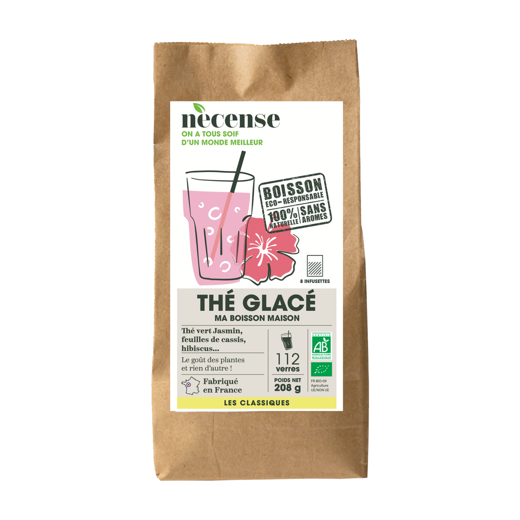 [NE-TTG040S0] 208g (pour 42l) - Thé glacé à préparer bio - Necense