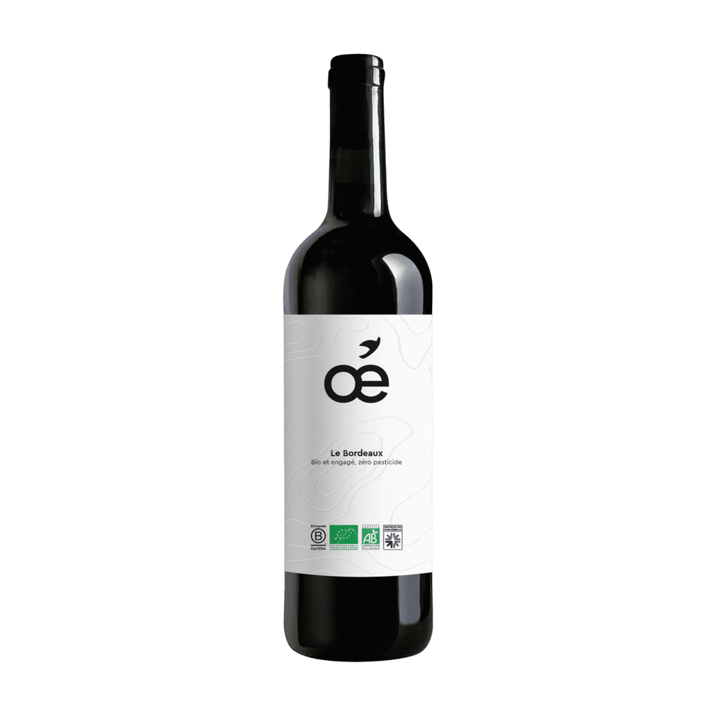 75cl - AOC Bordeaux rouge bio (réemploi) - Oé