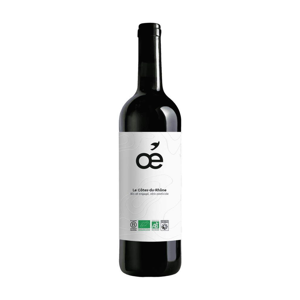 [OE-VR-RHOCT75] 75cl - AOC Côtes du Rhône rouge bio (réemploi) - Oé