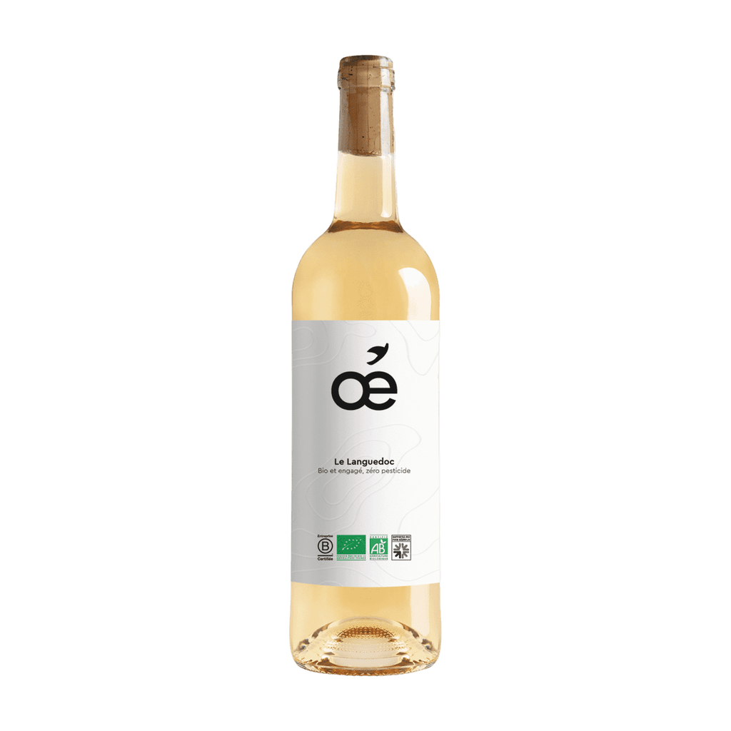 75cl - AOC Languedoc blanc bio (réemploi) - Oé