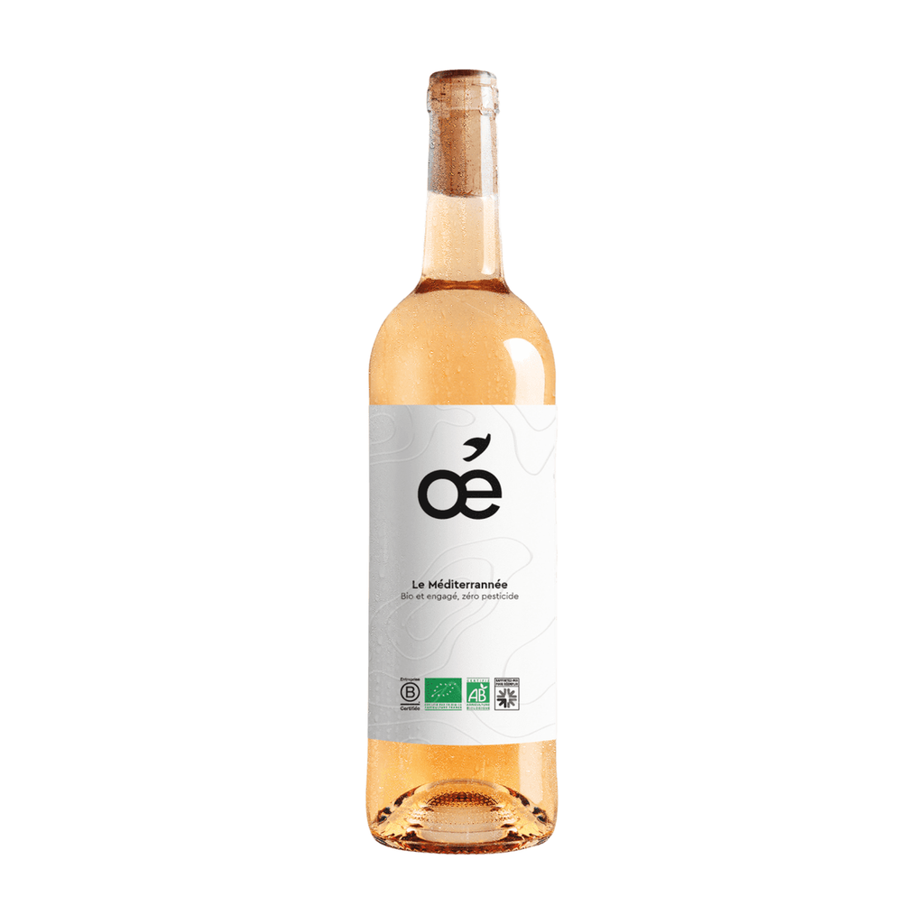 [OE-VZ-MED75] 75cl - IGP Méditerranée rosé bio (réemploi) - Oé