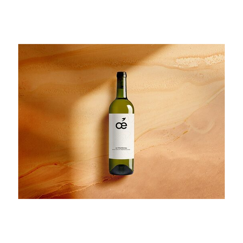 75cl - Vin de France blanc Le Chardonnay bio (réemploi) - Oé
