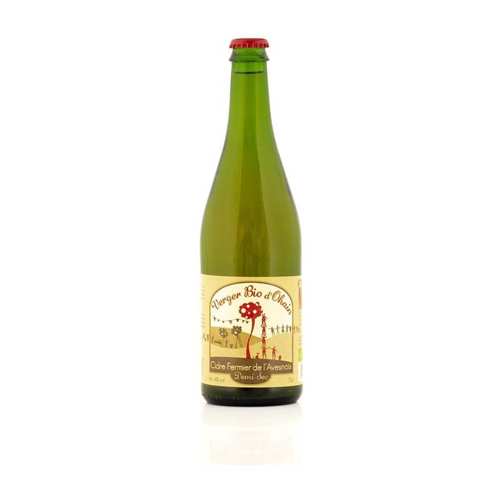 [OH-CDS75] 75cl - Cidre demi-sec bio - Vergers d'Ohain