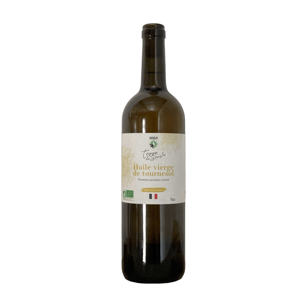 [TS-TOUR75] 75cl - Huile de Tournesol bio (réemploi) - Terre de Sens