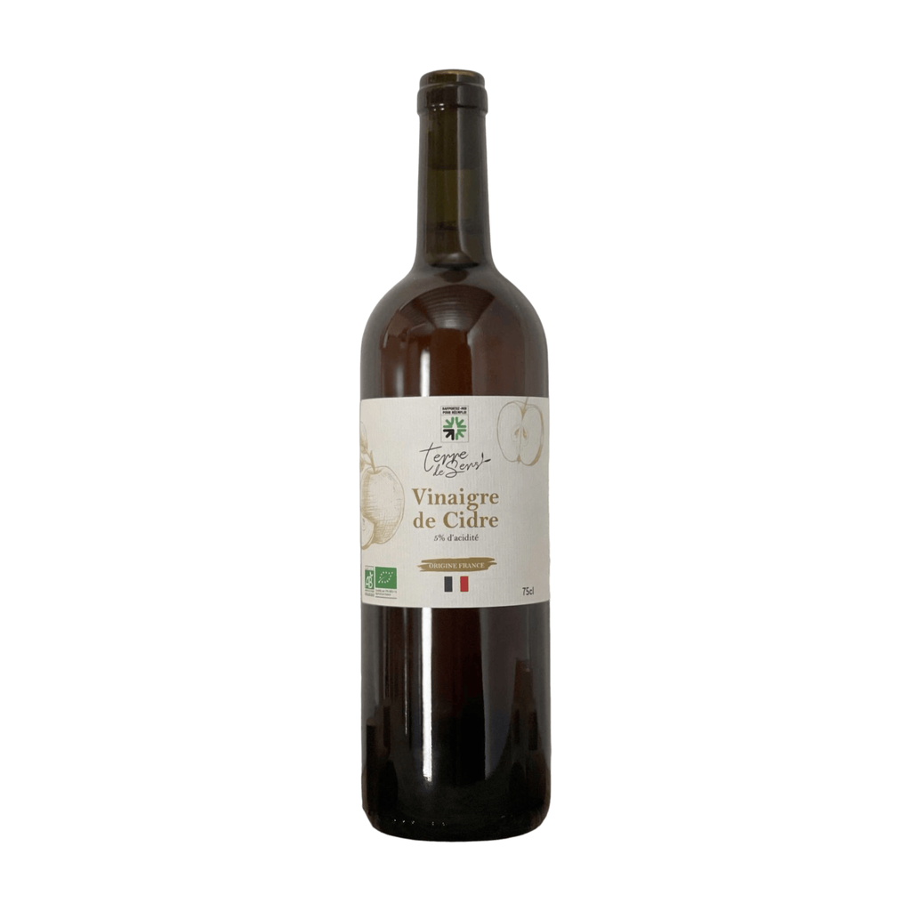 [TS-VCID75] 75cl - Vinaigre de cidre bio (réemploi) - Terre de Sens