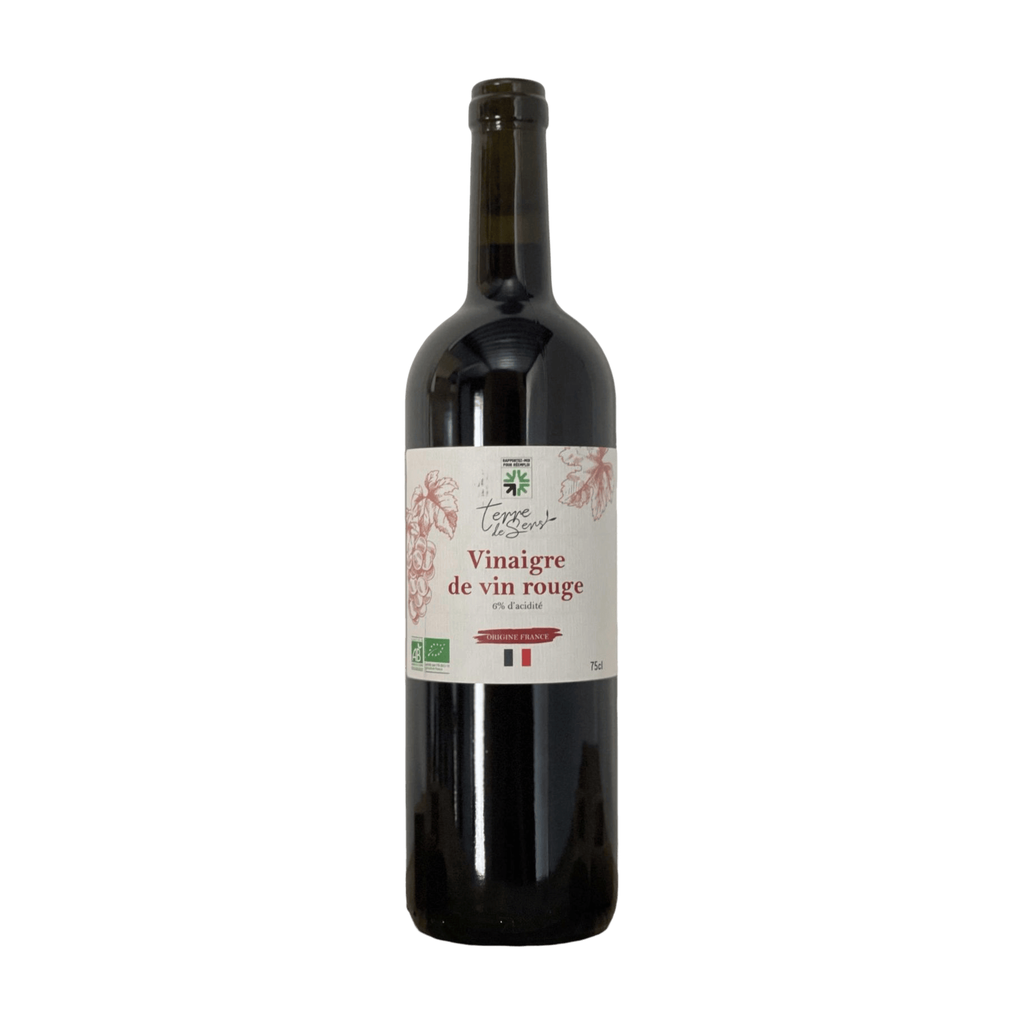 [TS-VVR75] 75cl - Vinaigre de vin rouge bio (réemploi) - Terre de Sens