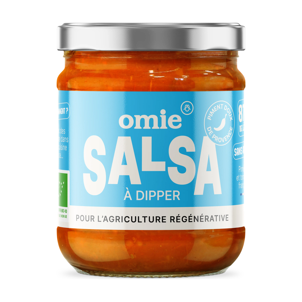 [OM-500] 200g - Sauce salsa (tomates et piment de Provence) bio - Omie