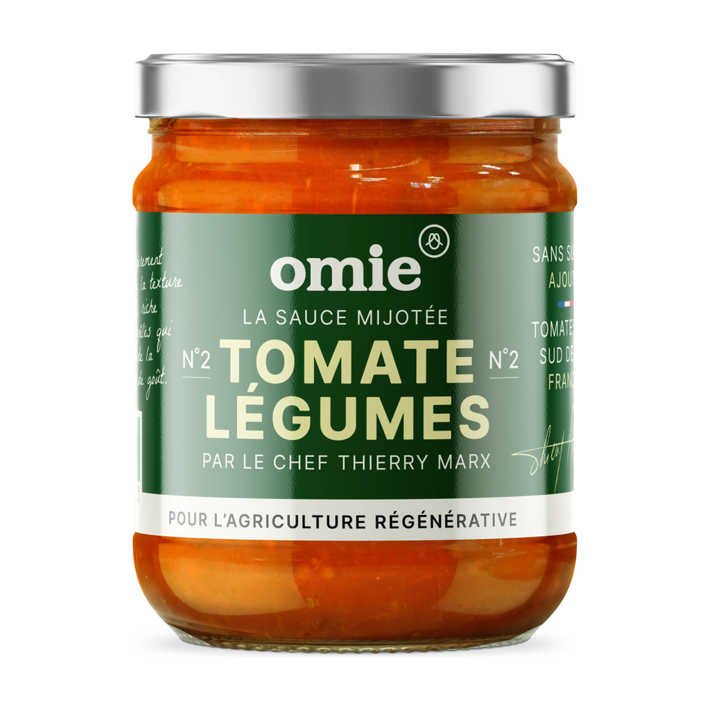 190g - Sauce tomate aux 5 légumes (sans sucre ajouté) bio - Omie